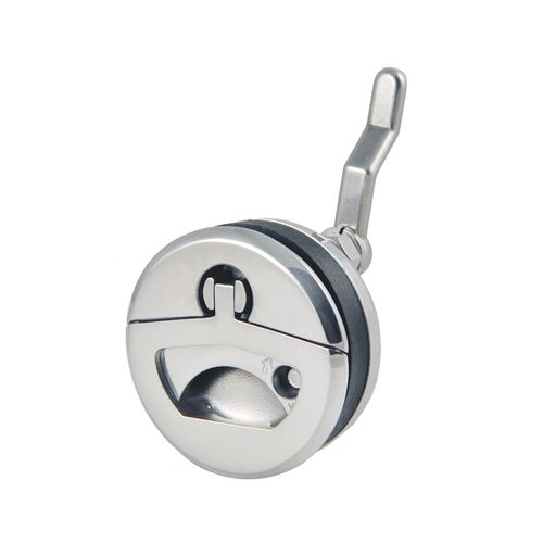 Griff für Schiebetür - 814731 - Marinetech Edelstahlhandel - polierter Edelstahl / modern / mit integriertem Schloss