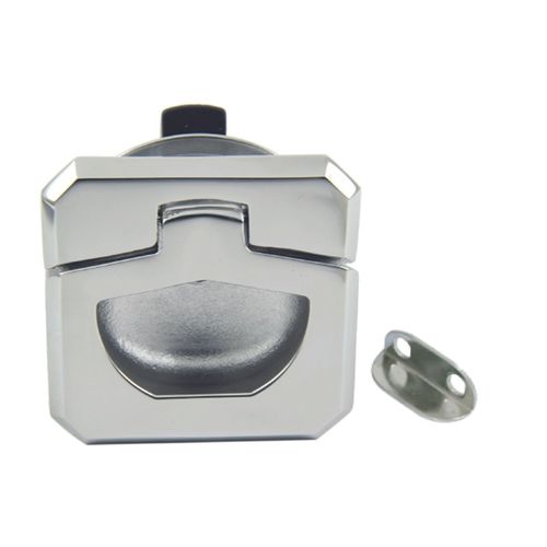 Griff für Schiebetür - 814739 - Marinetech Edelstahlhandel - polierter Edelstahl / modern / mit integriertem Schloss