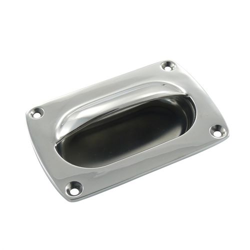 Griff für Schiebetür - 814963 - Marinetech Edelstahlhandel - polierter Edelstahl / modern / mit integriertem Schloss