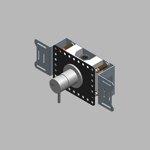 Einhebelmischer für Waschtisch - QS3100 - QTOO - Einbau / Edelstahl / für Badezimmer