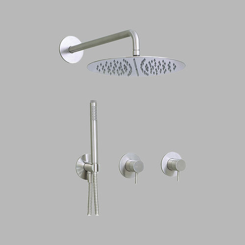 Wandmontiertes Duschsystem - QS3200-340W series - QTOO - modern / für Gewerbegebrauch / mit Handbrause