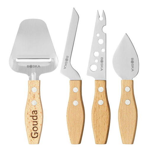 Käsemesser mit Holzgriff - Mini Geneva - Boska - mit Edelstahlklinge