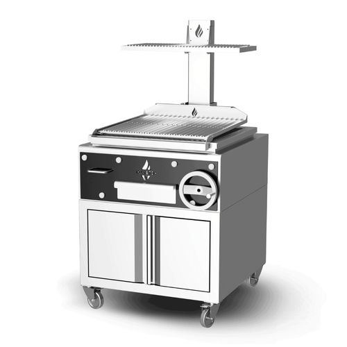 Holzkohlegrill - GP1GC - ROASTER OVENS N´GRILLS - bodenstehend / für Profiküchen / Edelstahl
