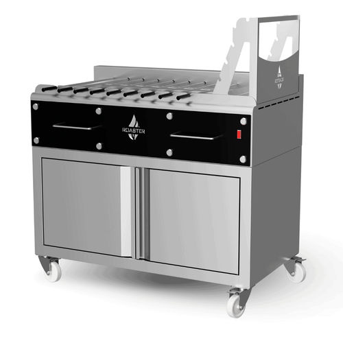 Holzkohlegrill - K9SF - ROASTER OVENS N´GRILLS - bodenstehend / für Profiküchen / Edelstahl