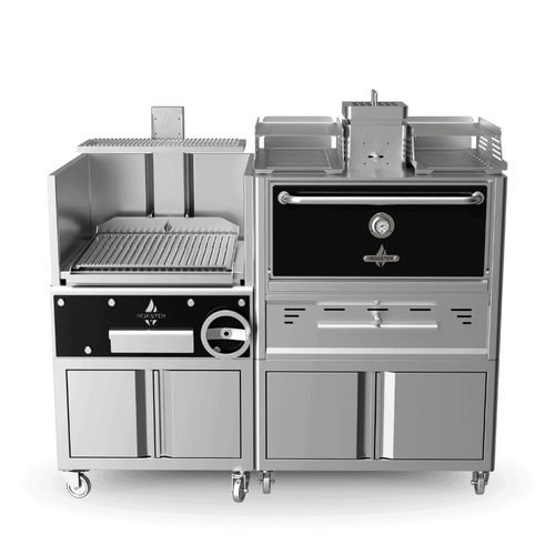 Ofen für Profiküchen - MU-GP1GC -R76 - ROASTER OVENS N´GRILLS - Holzkohle / Stikken / mit Rotisserie-Funktion