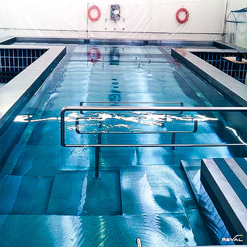 Edelstahl-Handlauf -  6001.00 - France REVAL - für Pool