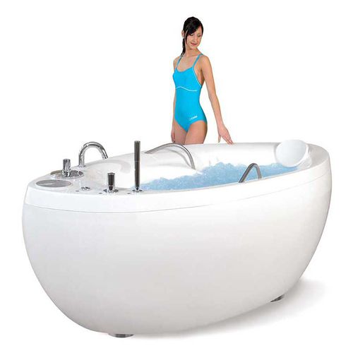 Ovale Badewanne - AQUANEA - France REVAL - freistehend / zur beruflichen Nutzung / Verbundwerkstoff