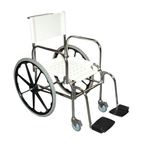 Medizinischer Sessel / Edelstahl - 8140.01 - France REVAL - auf Rollen / ergonomisch / weiß