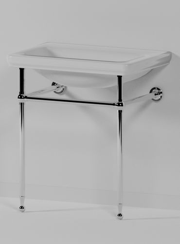 Waschbecken-Unterbau / Chrom - WS2MDFX - Opus Bathrooms - poliertes Messing