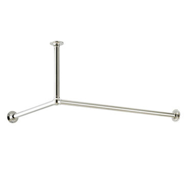 Metall-Duschvorhangstange - Opus Bathrooms - für Eckeinbau