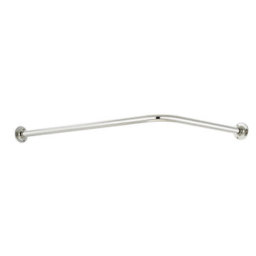 Metall-Duschvorhangstange - Opus Bathrooms - gebogen / für Eckeinbau