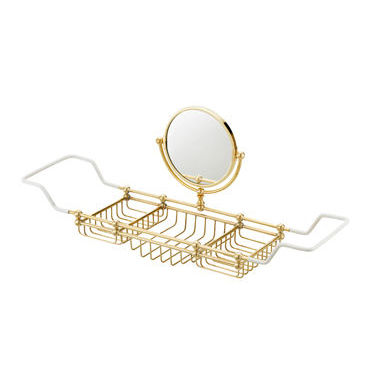 Wandmontiertes Regal - DELUXE BATHRACK - Opus Bathrooms - modern / aus verchromtem Metall / poliertes Messing