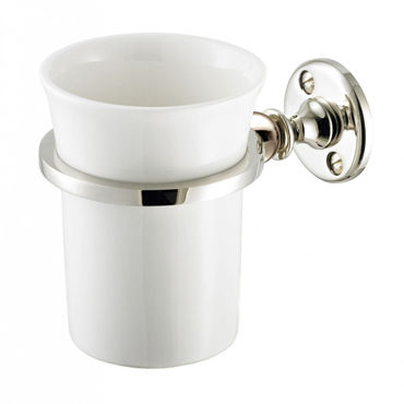 Wandmontierter Seifenhalter - TUMBLER AND HOLDER - Opus Bathrooms - Messing / Chrom / Nickel