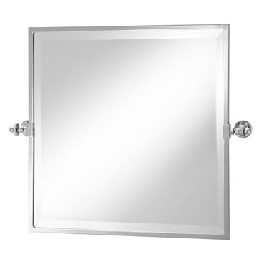 Wandmontierter Spiegel - MASTERS - Opus Bathrooms - modern / quadratisch / Nickel