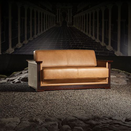 Modernes Sofa - Nouvel Espace Furniture - Samt / Baumwolle / Leder