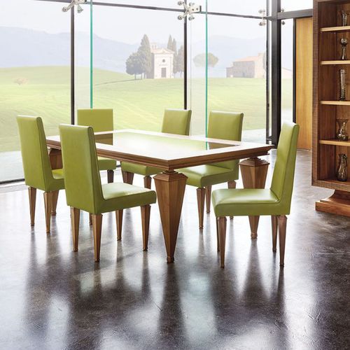 Moderner Tisch - Nouvel Espace Furniture - Eiche / Massivholz / Nussbaum