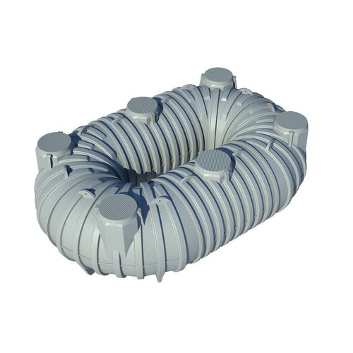 Wasserspeicher-Zisterne - CANOTTO - ROTOTEC SPA - elastisch / Kunststoff