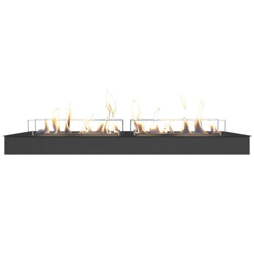 Rechteckige Bioethanol-Brennkammer - XXL (11814LB) / XXL (11814LS) - Xaralyn - modern / einbaufähig