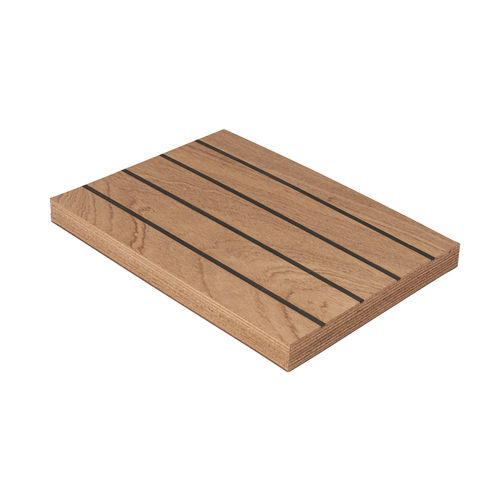 Sperrholzplatte für Bauanwendungen - STREAMDECK&trade; - La Boisserolle - rutschfest / für Innenausbau / aus Sapelli