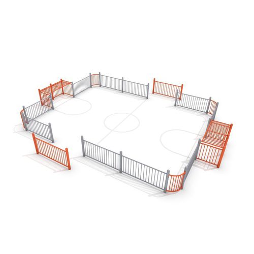 Fußballfeld für öffentliche Bereiche - ARENA : SOCCER RING 4 - Inter System - modulares Kleinkinder