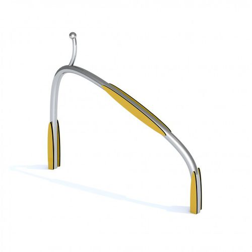 Bodenstehender Fahrradständer - LIMAKO : STATIVO - Inter System - originelles Design / Edelstahl / für professionellen Einsatz