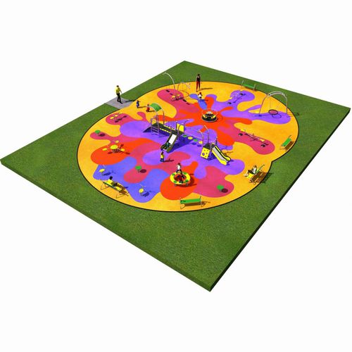 Kunststoff-Spielplatzgerät - LIMAKO KIDS 6 - Inter System - Metall / modular