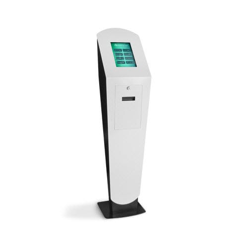 Infosäule für den Innenraum - QTICKET TOUCH - PARTTEAM & OEMKIOSKS - mit Touchscreen / für Warteschlangenmanagement