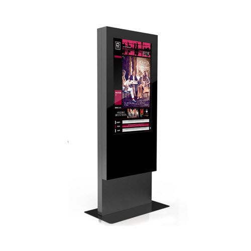 Werbestele - ADEYO - PARTTEAM & OEMKIOSKS - mit Videomonitor / LED / digital