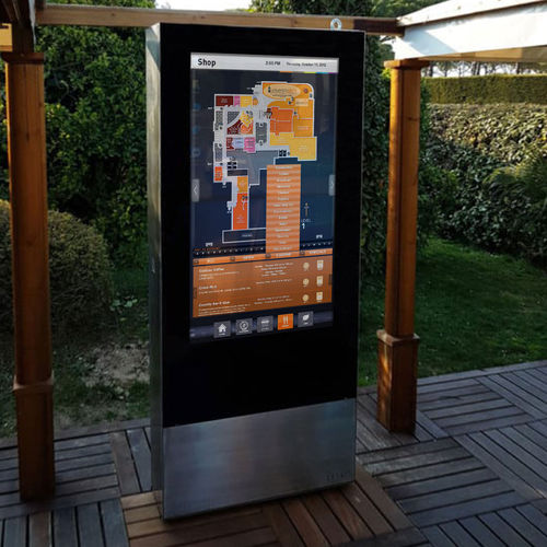 Stele zur Beschilderung - ZYTEC - PARTTEAM & OEMKIOSKS - Werbe / digital / elektronisch