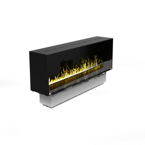 Geschlossene Feuerstelle / Dampf - Cheminées Bio Art Concept - elektrisch / mit 1 Sichtseite / Metall