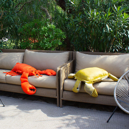 Kissen für Sofas - S TURTLE - MX HOME - Außen / mehrfarbig / Stoff