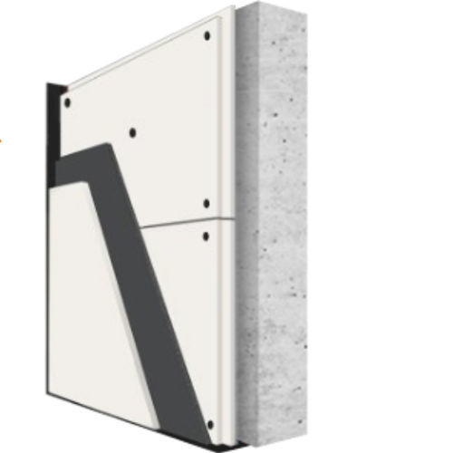Schalldämmplatte für Wand - MUTE SYSTEM&trade; 23 - DECIBEL PLC - Schaumstoff / andere Formen / weiß