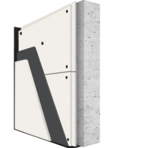 Schalldämmplatte für Wand - MUTE SYSTEM&trade; 63 - DECIBEL PLC - Schaumstoff / andere Formen / weiß