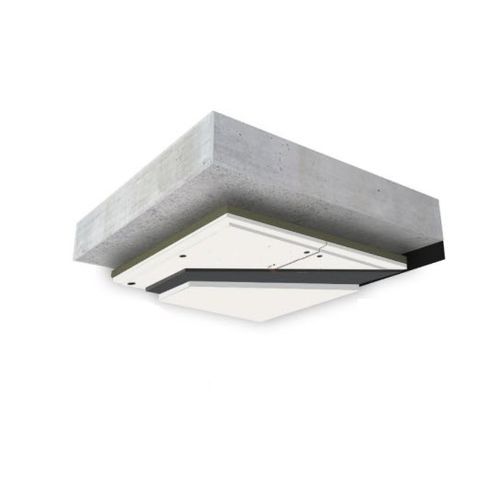 Schalldämmplatte für Decke - C-MUTE SYSTEM&trade; 33 - DECIBEL PLC - rechteckig / Metalloptik / weiß