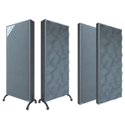Stoff-Akustikbaffel - AQ1000H - Soundbox acoustic Tech CO.,LTD - Metall / freistehend / rechteckig
