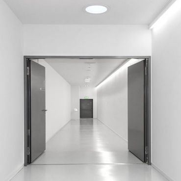 Tür für Innenbereich - Ludwig Elkuch AG - Metall / einflügelig / modern