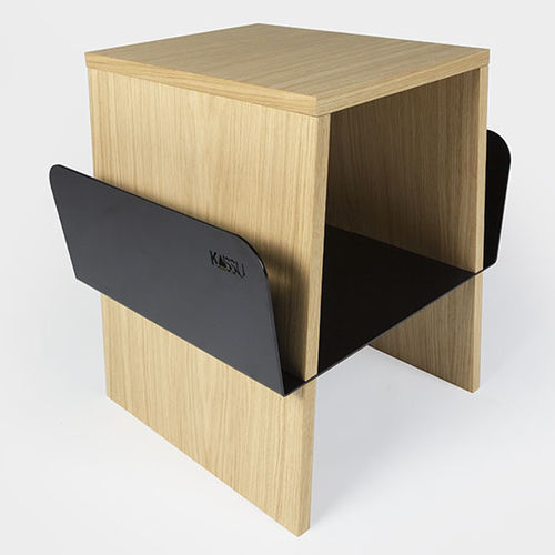 Beistelltisch / minimalistisches Design - Awa - Kaissu - Eiche / Holzfurnier / MDF