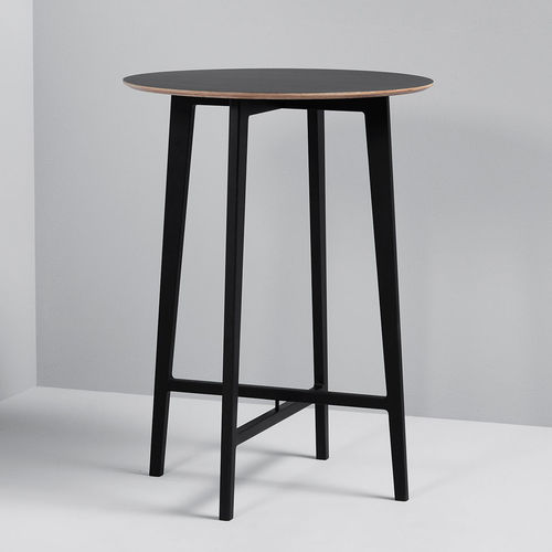Moderner Stehtisch - NORDIC - SACKit - Eiche / NTM Fenix® / Gestell aus Eiche