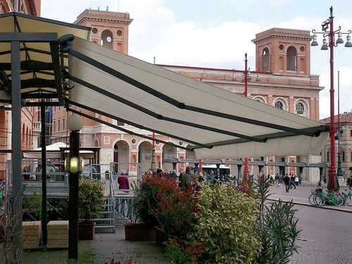 Fallarmmarkise - Lounge Square - Eredi di Pozza, IL PARCO - Kassetten / manuell / für Gewerbegebrauch