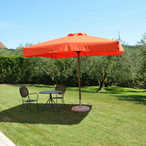 Quadratischer Sonnenschirm - Corallo Glamour - Eredi di Pozza, IL PARCO - rechteckig / mit Zentralmast / Metall
