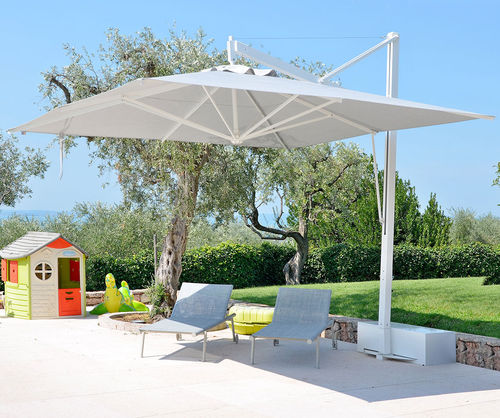 Quadratischer Sonnenschirm - Pratique Classic - Eredi di Pozza, IL PARCO - rechteckig / Ampel / schwenkbar