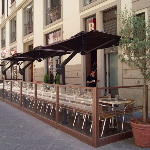 Metallgeländer - Florence - Eredi di Pozza, IL PARCO - Glasplatten / für Außenbereich / für Terrasse