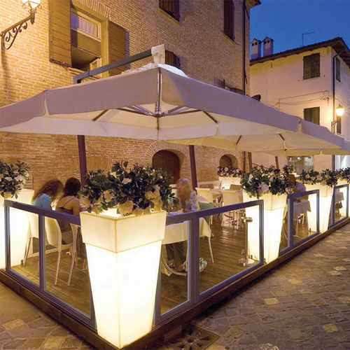 Aluminium-Geländer - Unique - Eredi di Pozza, IL PARCO - Glasplatten / für Außenbereich / für Terrasse
