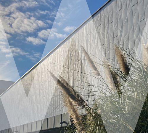 Paneel-Fassadenverkleidung - W - Windwall - Metall / vertikal / recycelbar