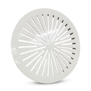 Wandmontierter Luftdiffusor - PVC-NKSD-R - ALNOR Systemy Wentylacji Sp. z o.o. - rund / Schlitz