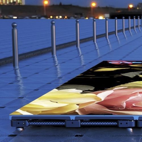 Bodenstehendes LED-Paneel - AIRFLOOR – V1 - Street Communication - interaktiv