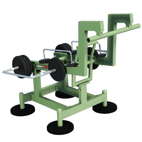 Squat-Fitnessgerät - MB 7.65 - Tiptiptap - für Außenbereich