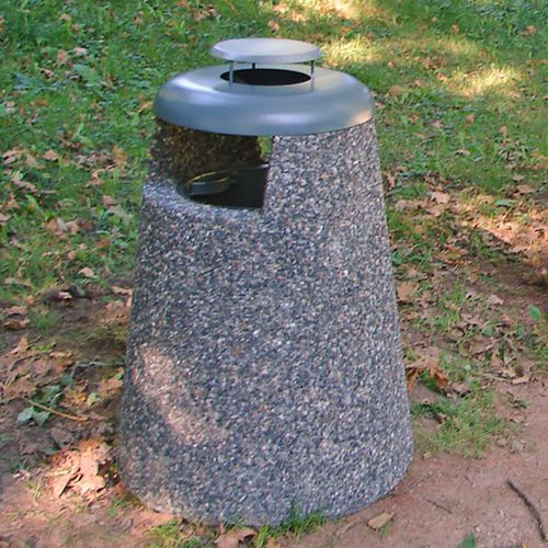 Betonabfallbehälter - PKB001 - Tiptiptap - für öffentliche Bereiche / Einzel / 30L