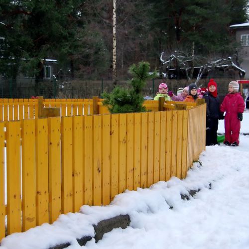 Zaun mit Stangen - PAP012 - Tiptiptap - Spielplatz / Holz / klassisch