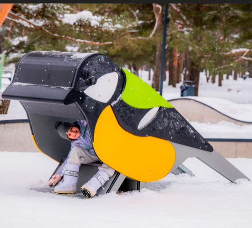 Spielhaus für Spielplätze - GREAT TIT  - Tiptiptap - bodenstehend